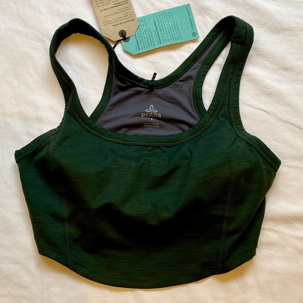 Prana Becksa Bralette Batik Heather Size S -- New